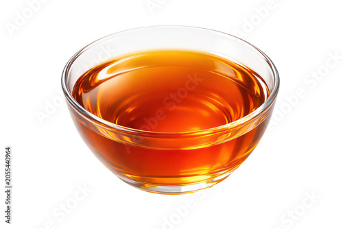 Glass of Brandy Cognac and Whiskey Isolated on White Background