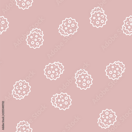 Fotografija ezekiel bread line seamless pattern ezekiel bread thin line illustration