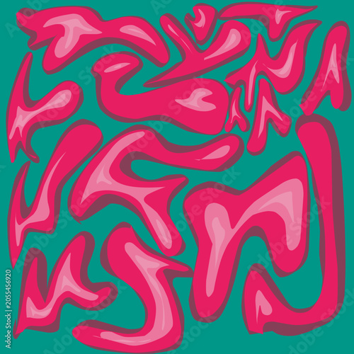 abstract wave colorful background