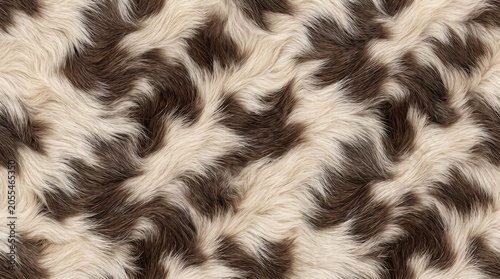Marbled Polecat Inspired Seamless Fur Texture Background