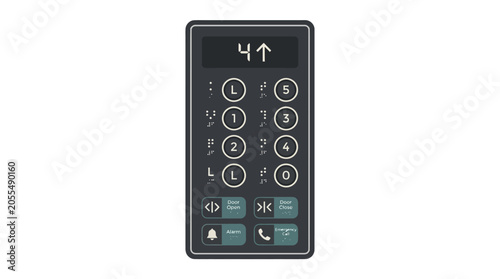 Closeup of a telephone keypad.