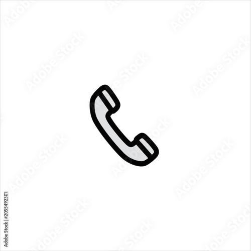 Telephone Handset Symbol For Voice Communication Services