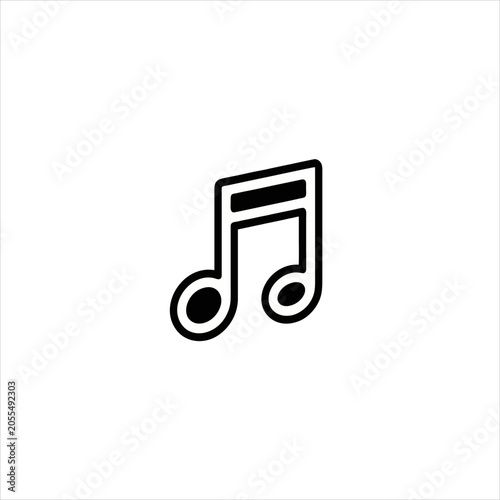 Musical Note Graphic Used For Audio Content