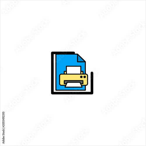 Printable File Page Representing Output Device Function