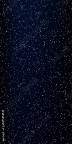 Fotografie Dark blue background with small white specks isolated