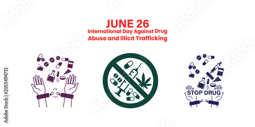 International day against drug abuse and illicit trafficking awareness
