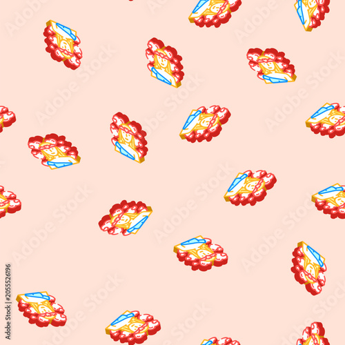 Foto aphrodite greek god mythology isometric seamless pattern