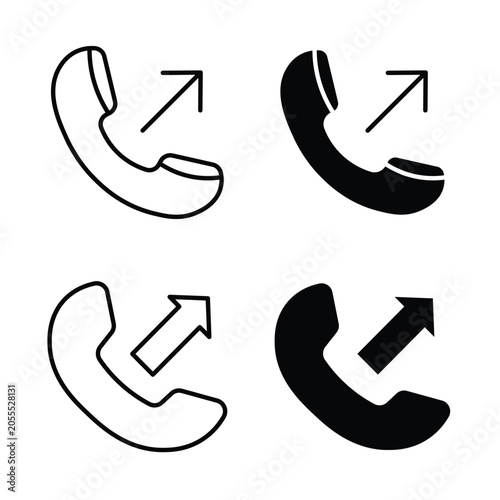 Fotografija Call outgoing icon