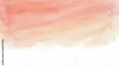Soft Watercolor Gradient Background with Peach and Coral Tones for Romantic Valentine's Day Greeting Cards