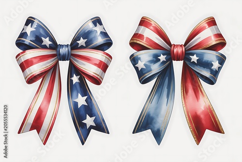 Elegant flag bow decoration high resolution picture