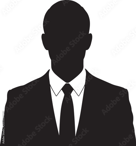 Photography Minimalist also transparent background, black silhouette of, man in suit, and ti