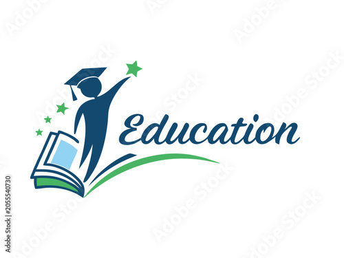 education logo template vector icon design