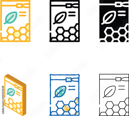 organic white beeswax pellets color icon vector. organic white beeswax pellets sign. isolated minimal symbol illustration