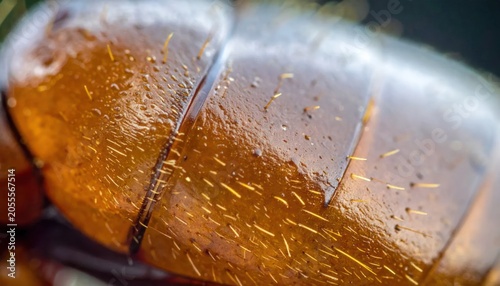 Macro shot of orange citrus fruit peel texture.
