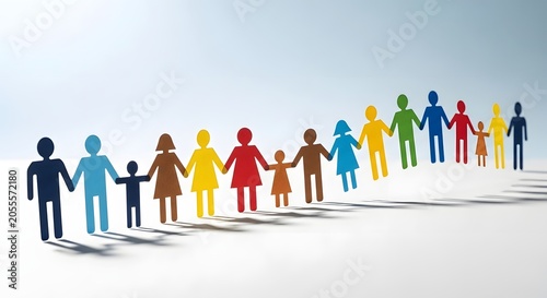 Diversity and Inclusion People Standing Together Concept