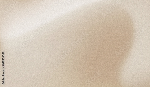 A sophisticated beige and cream abstract gradient background features soft, subtle fluid liquid folds, delicate light highlights, and a dense grainy texture.