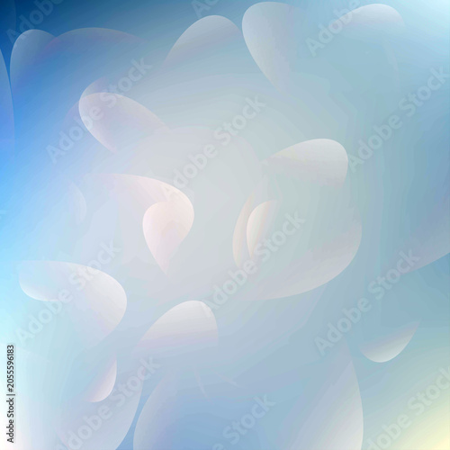 Abstract Blue Background With Line