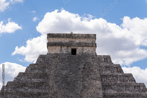 Chichen Itza Mayan Pyramid El Castillo Landmark in Yucatan Mexico