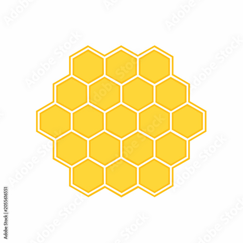 Honeycomb pattern illustration