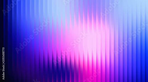 Fotografie Abstract background with vertical lines in vibrant neon blue and bright pink col