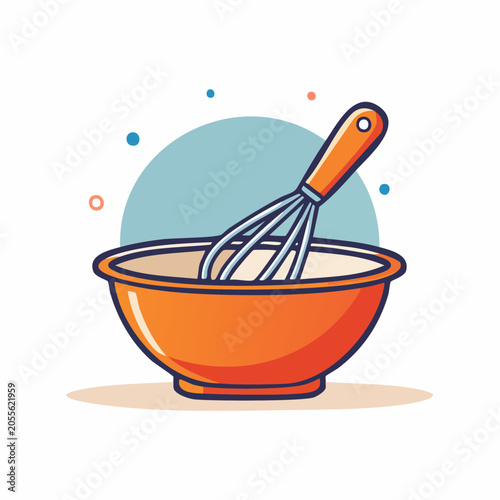 Whisk in a Bowl
