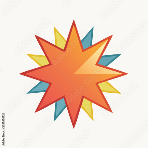 Explosion Starburst Graphic