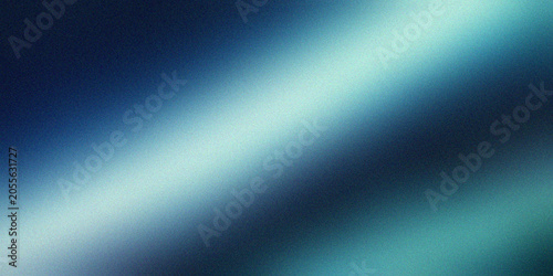 Abstract blue gradient background with soft diagonal light and grainy texture