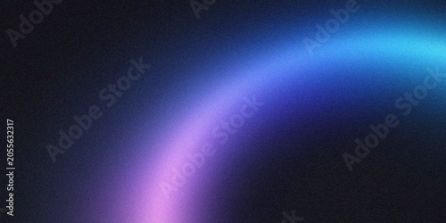 Abstract purple and blue light glow curve on a dark background