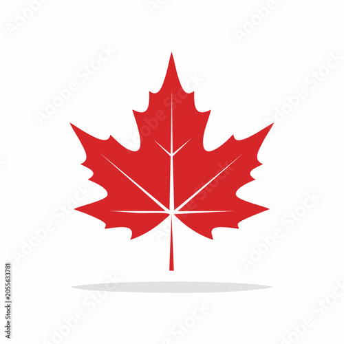 Red Maple Leaf Icon