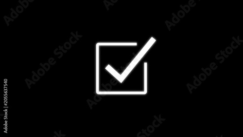 Animated green check mark icon. right check mark icon transparent background.