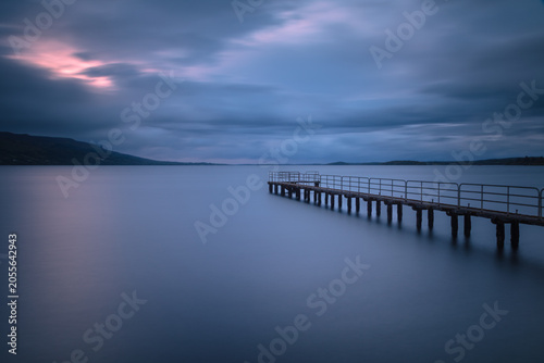 lough Melvin sunset ireland 