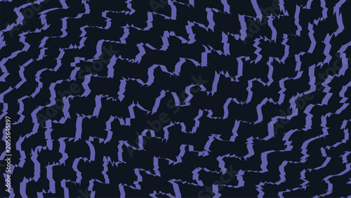 Abstract blue and black jagged pattern