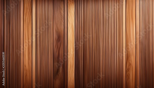 natural wood lath wall background featuring a seamless vertical pattern of modern wooden slats perfect for adding warmth and texture to any design or project