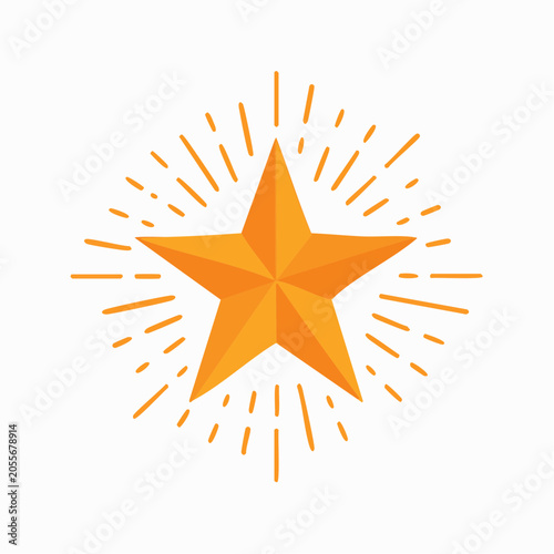 Golden Starburst Icon