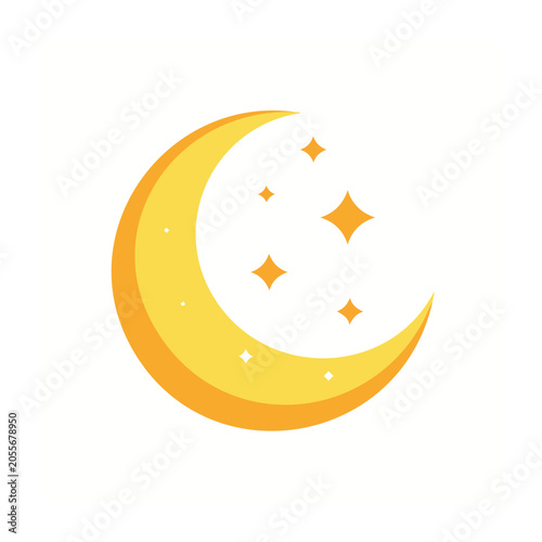 Yellow smiley face with stars vector