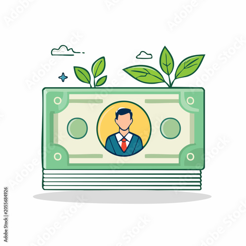 Money Growth and Investment Concept