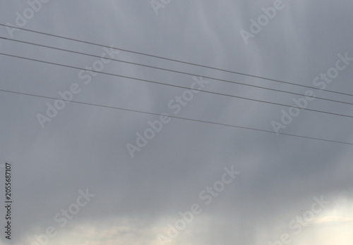 Storm Clouds and Power Lines
