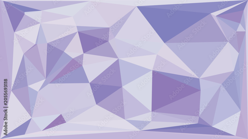 Obraz premium Abstract geometric background with soft purple triangles for modern digital graphic design art