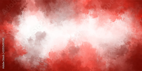 Canvastavla Dramatic dark crimson red abstract watercolor background with deep smoky vignett