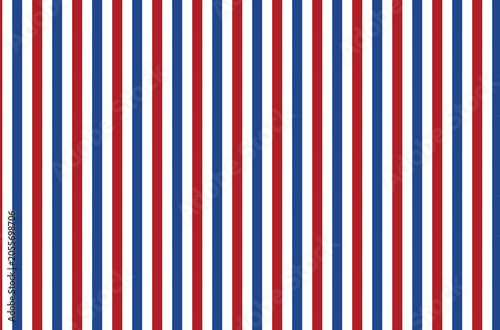 Red white blue patriotic stripe seamless pattern background for festive and nautical design