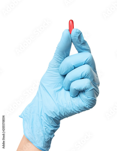 Medical professional hand i...