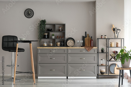 Modern kitchen interior des...