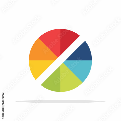 Colorful Pie Chart Icon