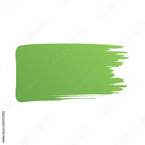 Green Paint Brush Stroke