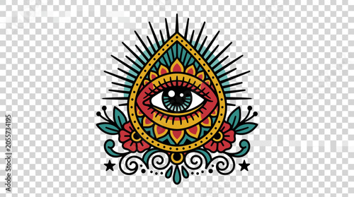 Foto All Seeing Eye Tattoo Design