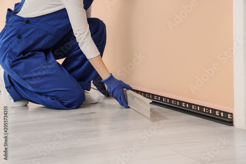 Professional worker install...