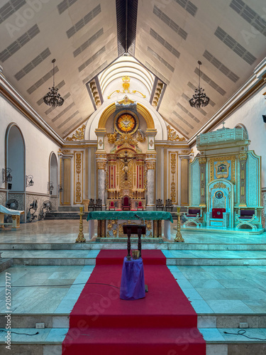Altar inside St. Catherine of Alexandria Cathedral in Dumaguete