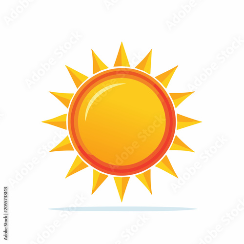 Stylized Sun Icon