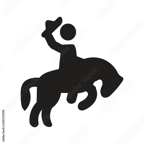 Photos image of a cowboy riding a horse silhouette illustration Cowboys are North American ranch herders who traditionally ride horses to perform various field tasks