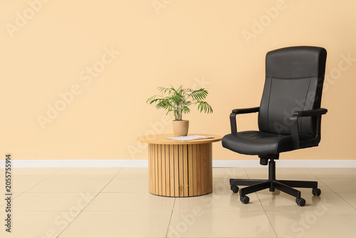 Modern office interior with...